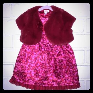 Cat and Jack two piece dress bolero set 18m
